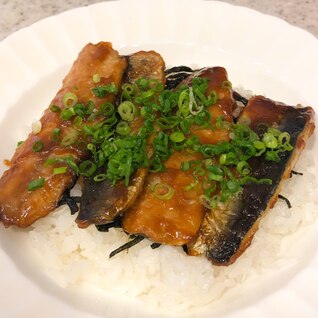 いわしの蒲焼き丼